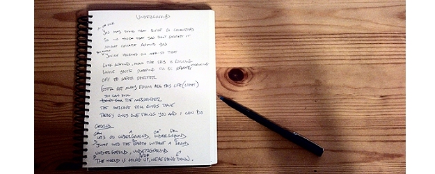 An early draft of "Underground."